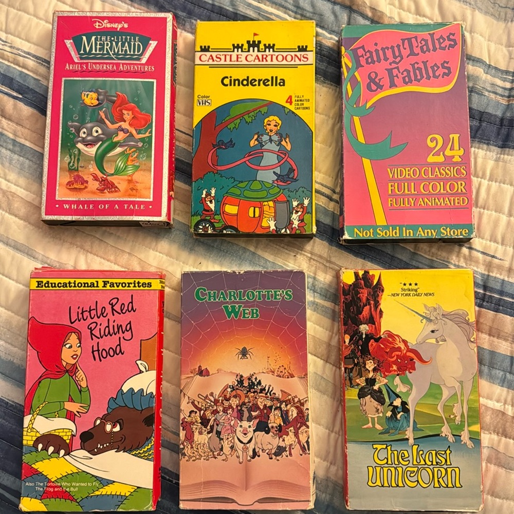 VHS Tapes Movies